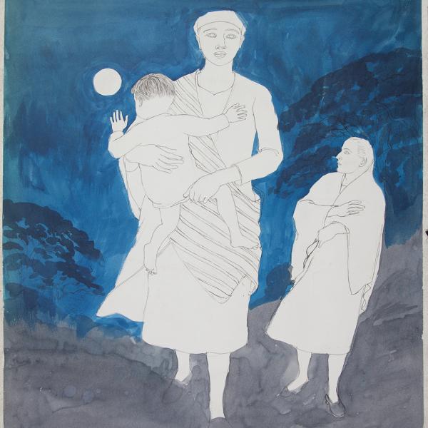 Mujeres bajo la luna